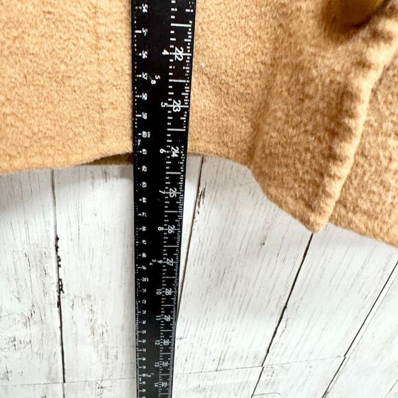 Mackage Jacket Women Size Small Camel Brown Spread Collar Button Down Wool Coat - Picture 10 of 12